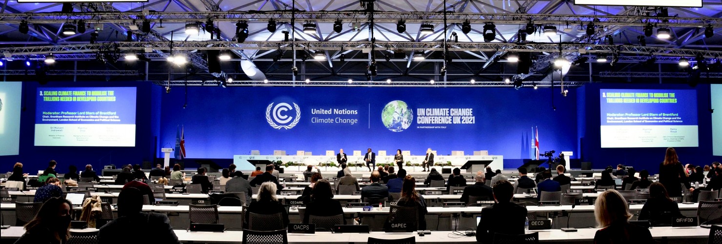 The 26th UN Climate Change Conference of the Parties (COP26) is held at the Scottish Event Campus (SEC) in Glasgow, UK on Nov. 4, 2021. 