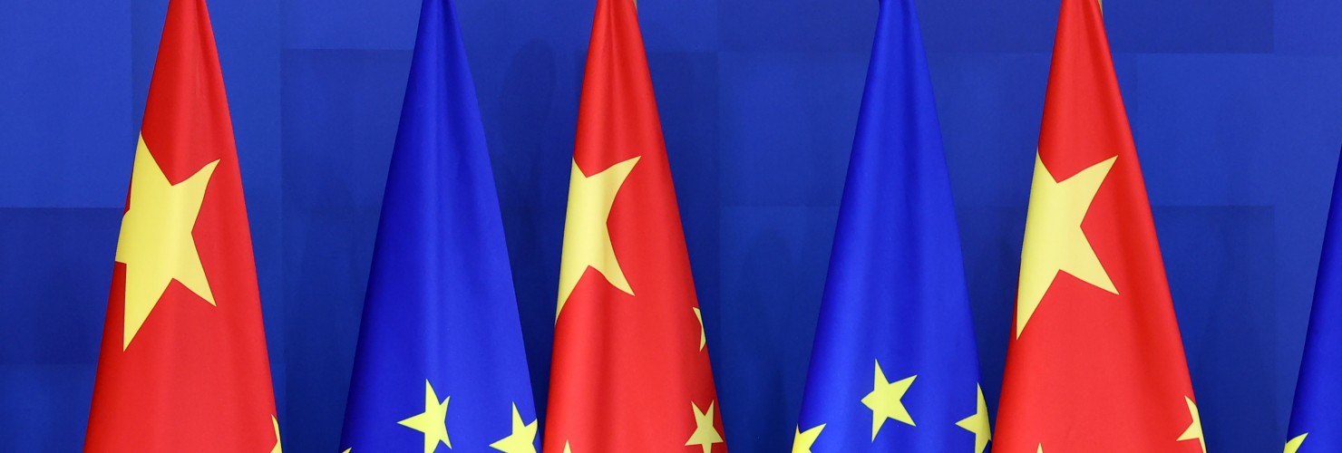 EU-China summit flags