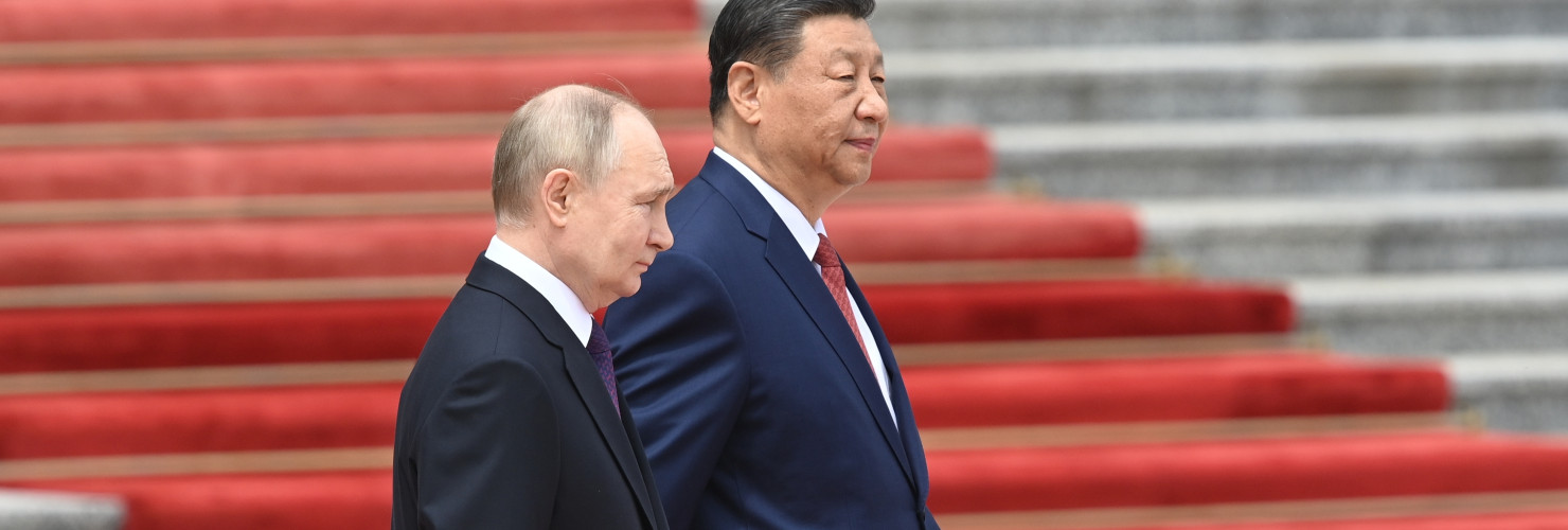 Vladimir Putin and Xi Jinping in Beijing, May 2024