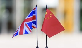 UK and Chinese Flag