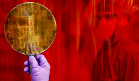 mployees work in a clean room with wafers at the Fraunhofer Institute for Electronic Nano Systems ENAS in Chemnitz, Germany, 13 September 2023.