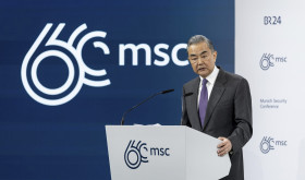 Chinese Foreign Minister Wang Yi at the Munich Security Conference 2024