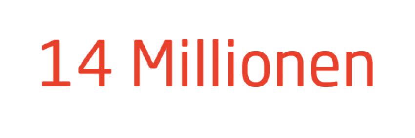 14 Millionen Metrix